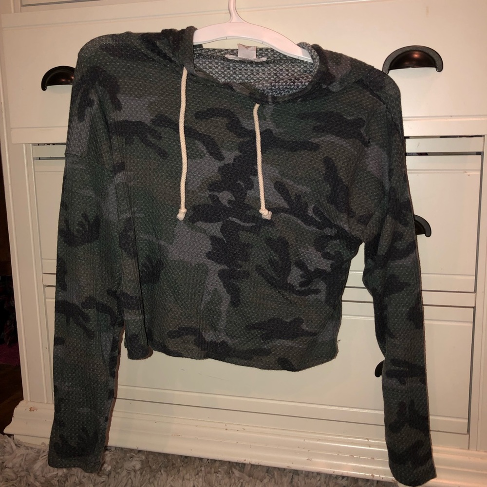 Cropped Thermal Shirt